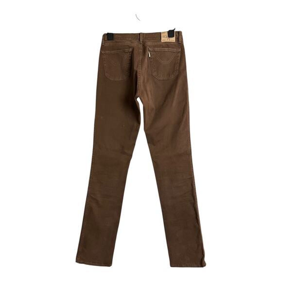 Jeckerson Mens Jeans Brown Preppy Golf Pants Brown Patches 29x34 - Picture 4 of 6